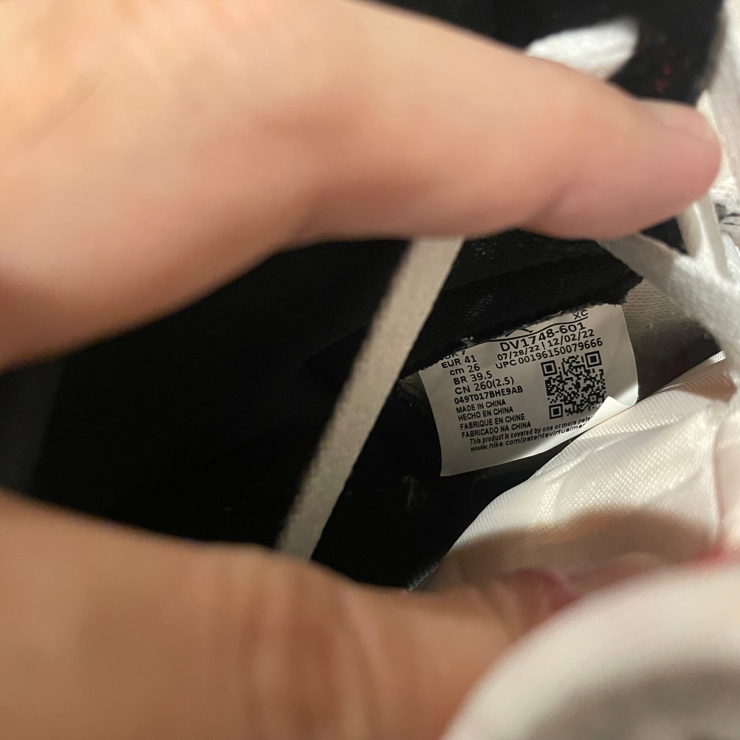 Spider-Man×NIKE AIR JORDAN 1 HIGH OG SP 26cm