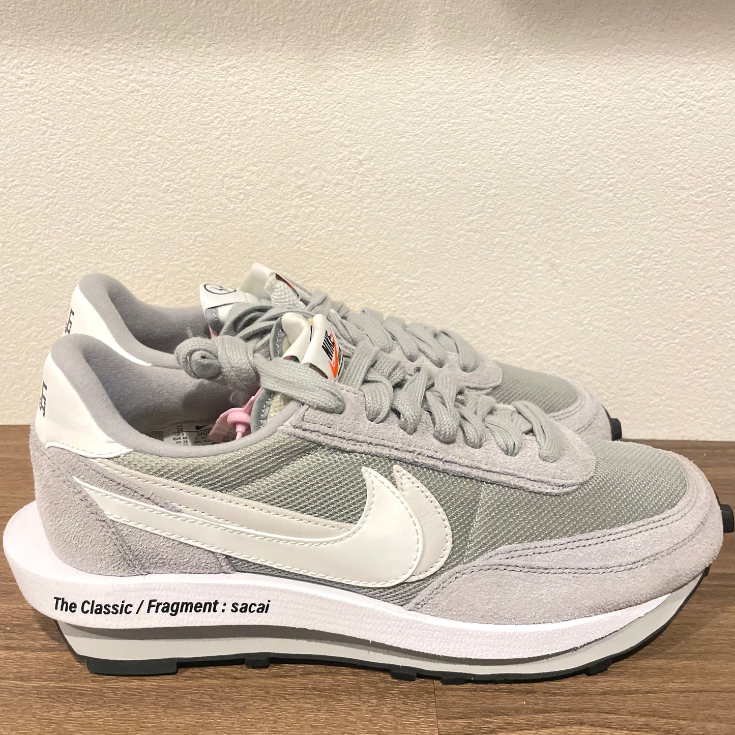 FRAGMENT×SACAI ×NIKE LD WAFFLE Light Smoke Grey 28cm