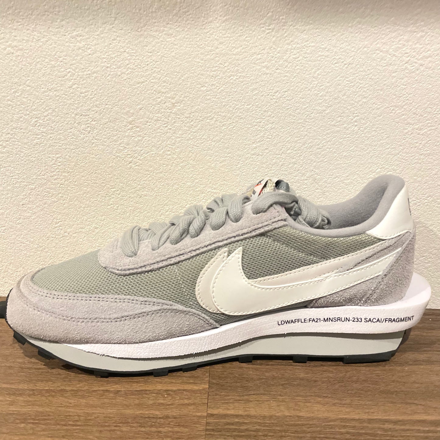 FRAGMENT×SACAI ×NIKE LD WAFFLE Light Smoke Grey 28cm