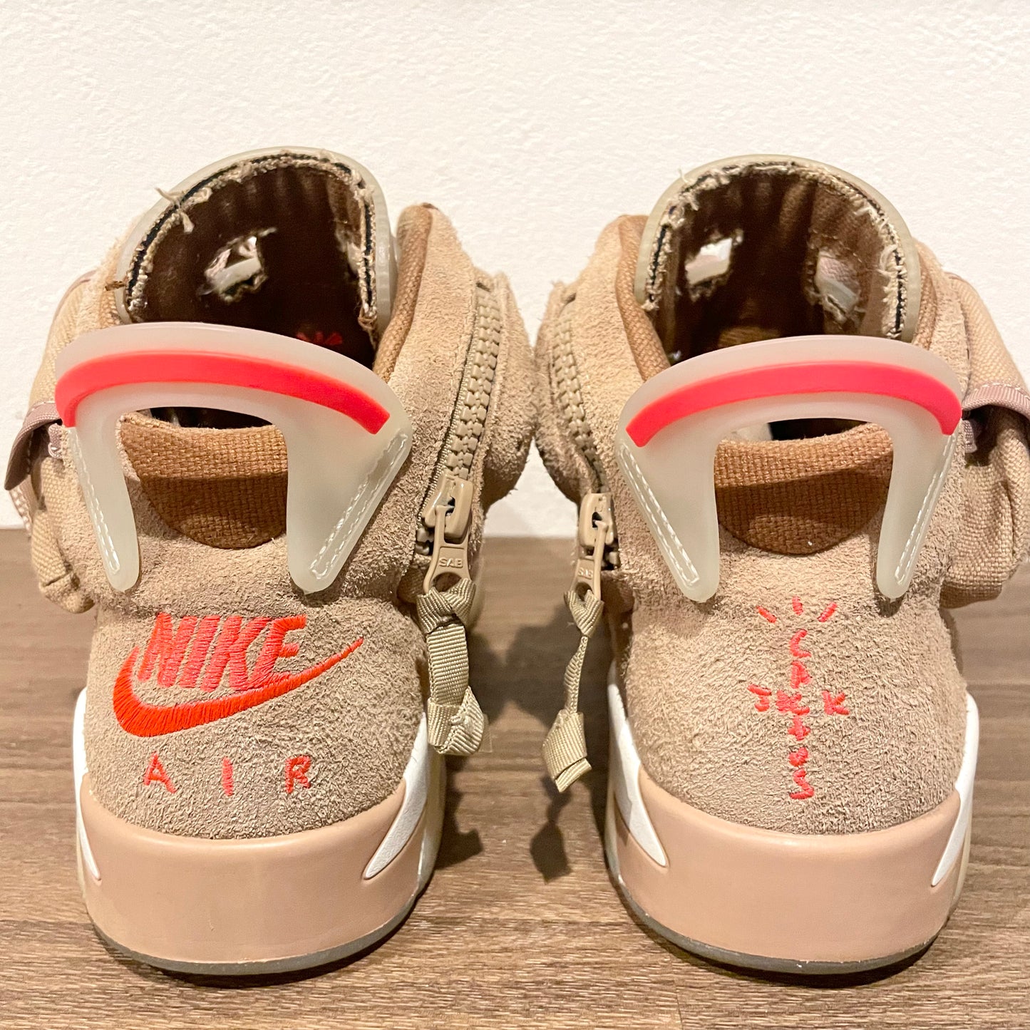 Travis Scott×NIKE AIR JORDAN 6 RETRO SP BRITISH KHAKI 25cm